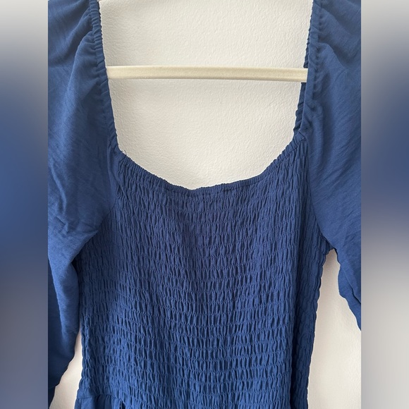 Amazon blue smock, long sleeve jumpsuit - Picture 6 of 7